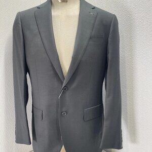 Spier & MacKay Men’s Rowe & Taylor Merino Wool Suit Jacket – Dark Green, Size 40